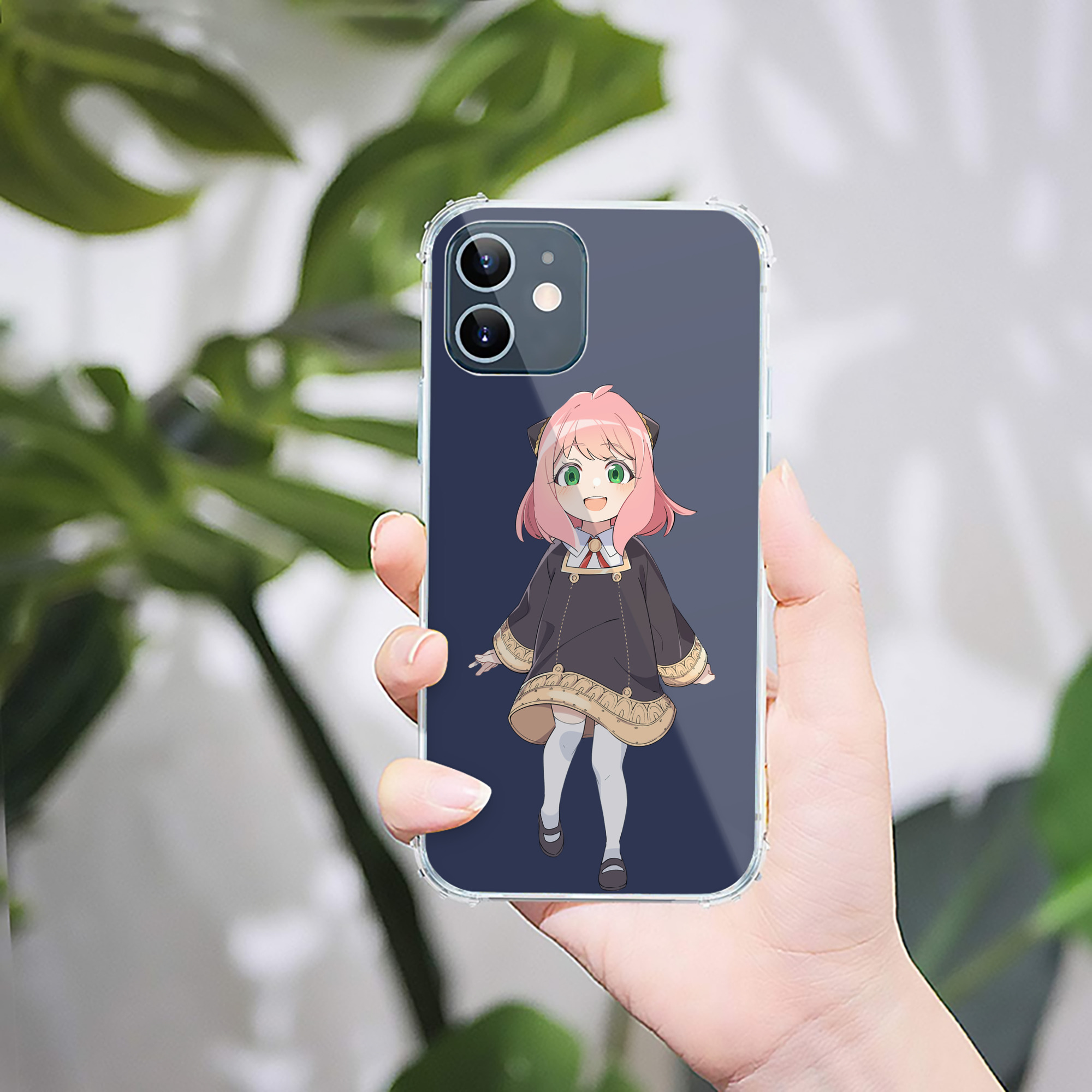 （画像用） SPY×FAMILY间谍家家酒 【iPhone 12シリーズ対応】透明スマホケース（クリアソフトケース）